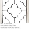 Hastings Home Hastings Home Metal and Wood Clover Wall Panel 532561YZK